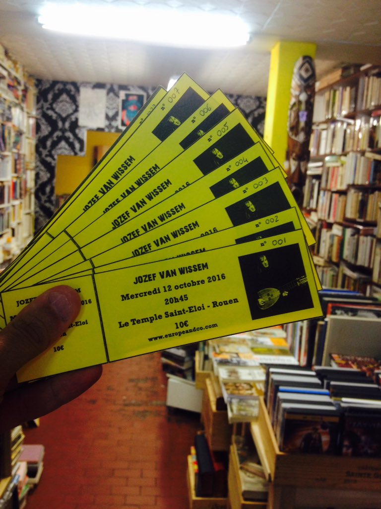 Tickets Jozef Van Wissem